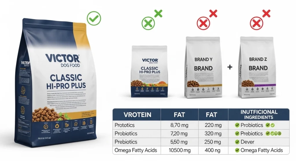  Victor Dog Food Compared to Other Brands