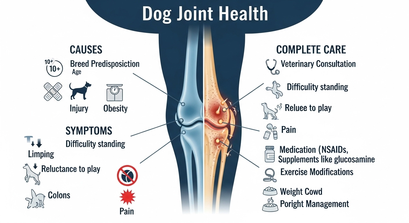 Dog Joint Health: Causes, Symptoms and Complete Care