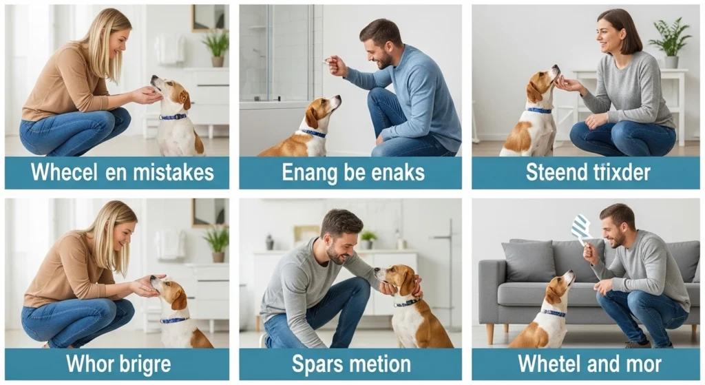 Mistakes in  dog skin care