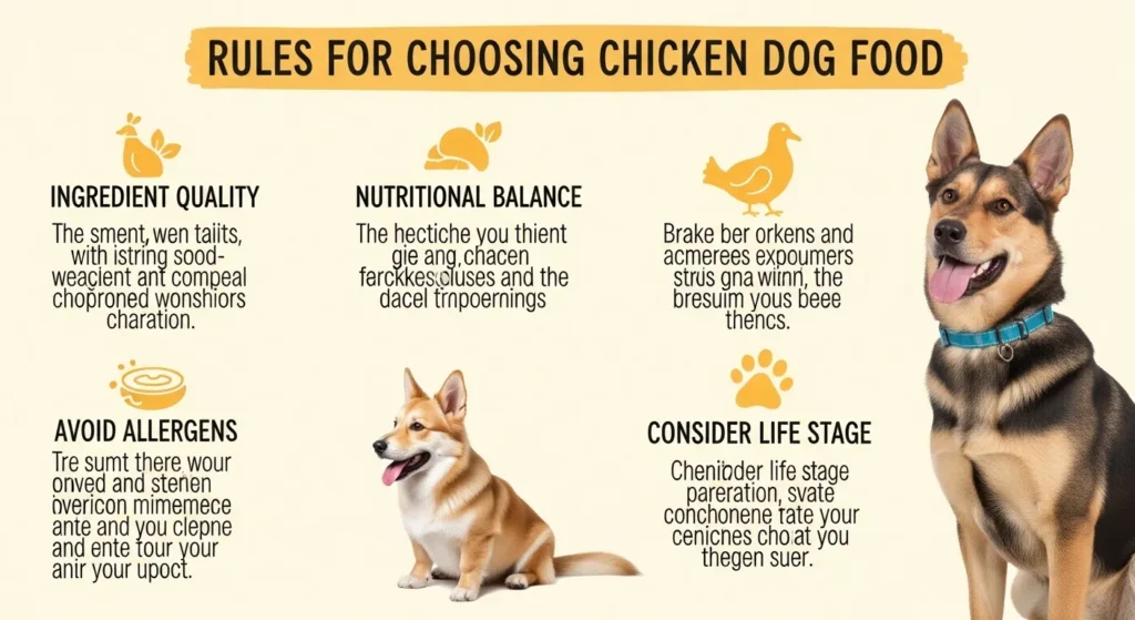  Rules for Choosing Chicken Dog Food