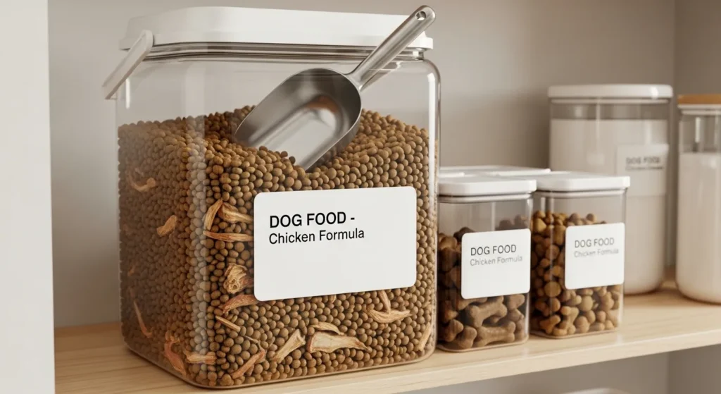 How to store Dog food with chicken