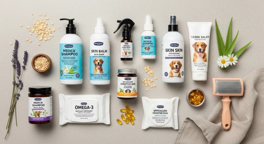 Products Useful for the Dog Skin