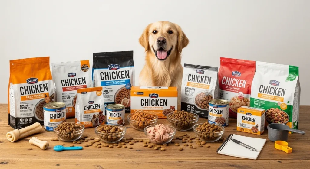  Popular Chicken Dog Food Brands Reviewed