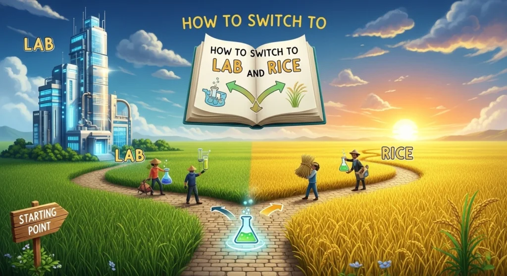 How to Switch to Lab and Rice