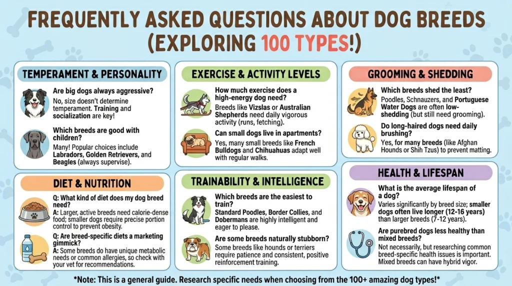 100 Types of Dogs FAQ 202605141319