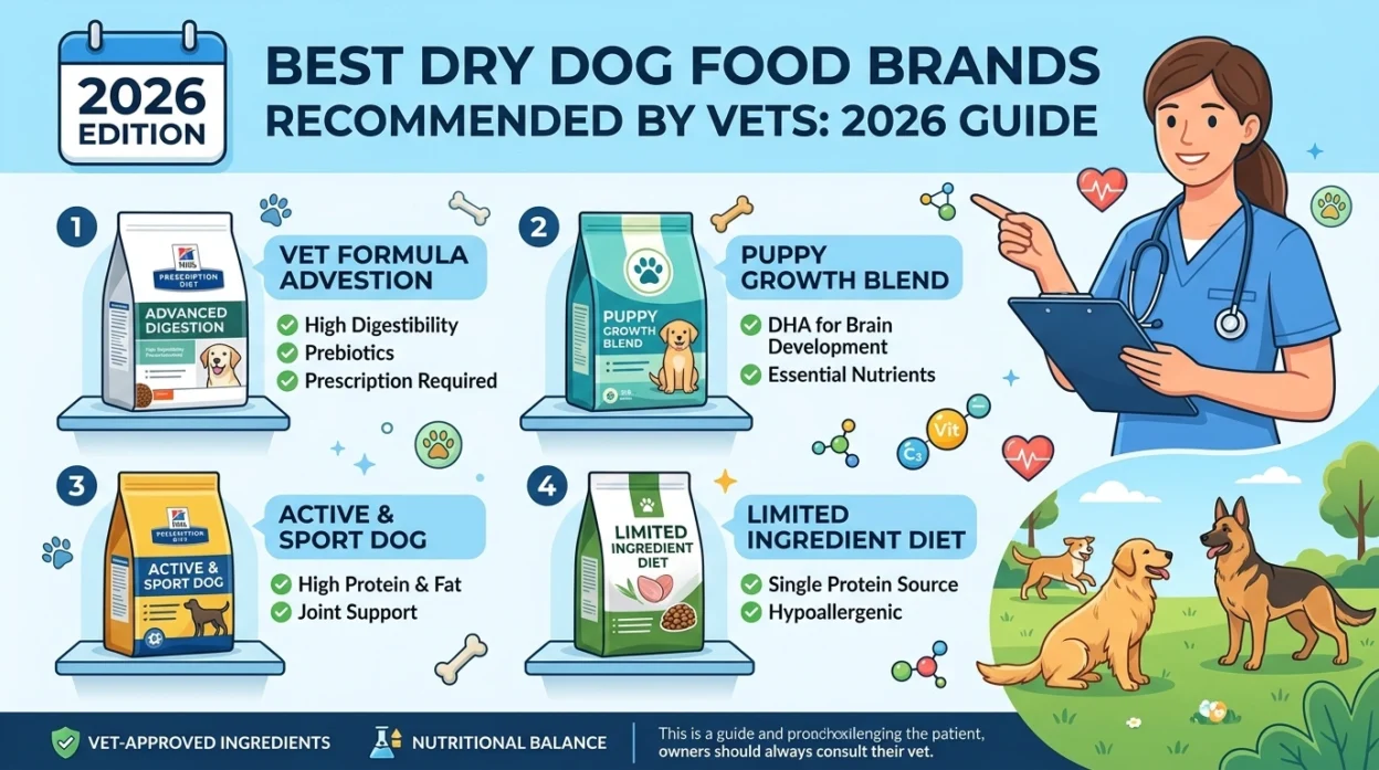 best dry dog food brands recommended by vets 2026 complete guide