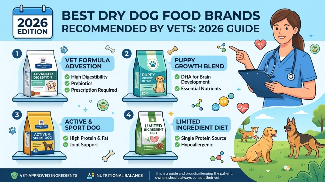 best dry dog food brands recommended by vets 2026 complete guide