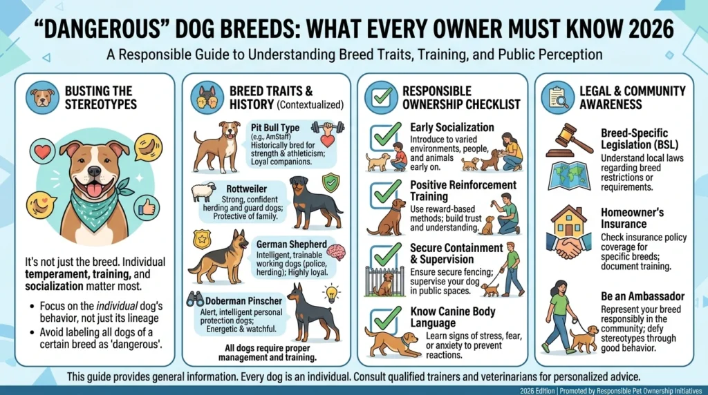 dangerous dog breeds complete guide 2026 rottweiler german shepherd pit bull