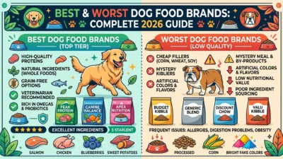 best and worst dog food brands comparison guide 2026