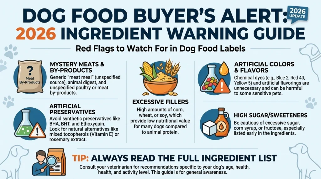 dog food brands to avoid in USA 2026 warning guide