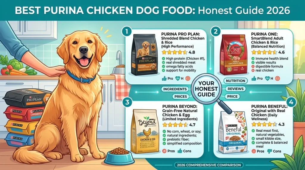 dog food purina chicken complete guide 2026