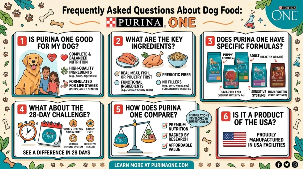 Dog Food Purina ONE FAQ 202605191031