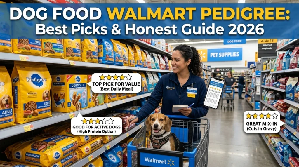 dog food walmart pedigree best picks honest guide 2026