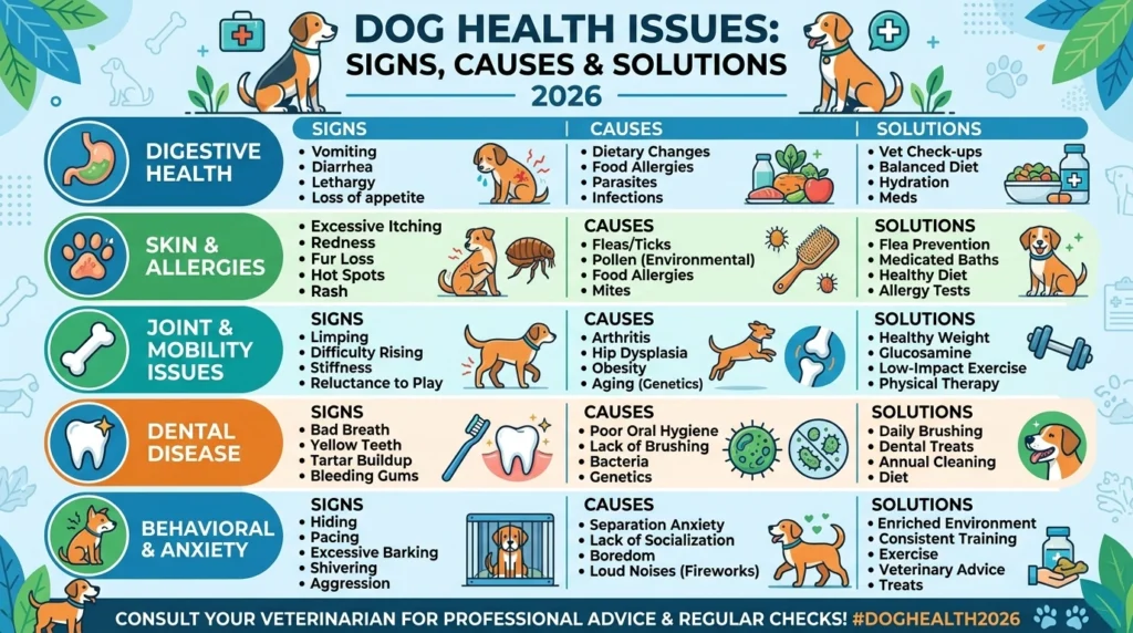 dogs health issues common signs and symptoms guide