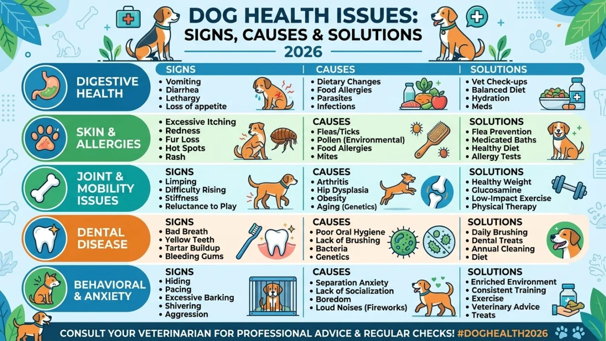 dogs health issues common signs and symptoms guide