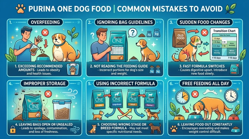 Dog food Purina ONE mistakes 202605191030