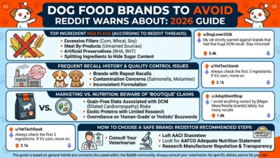 dog food brands to avoid reddit community warnings 2026