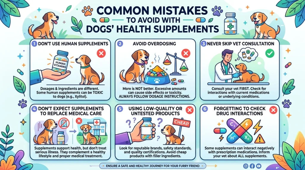 Dog health supplements mistakes 202605161208