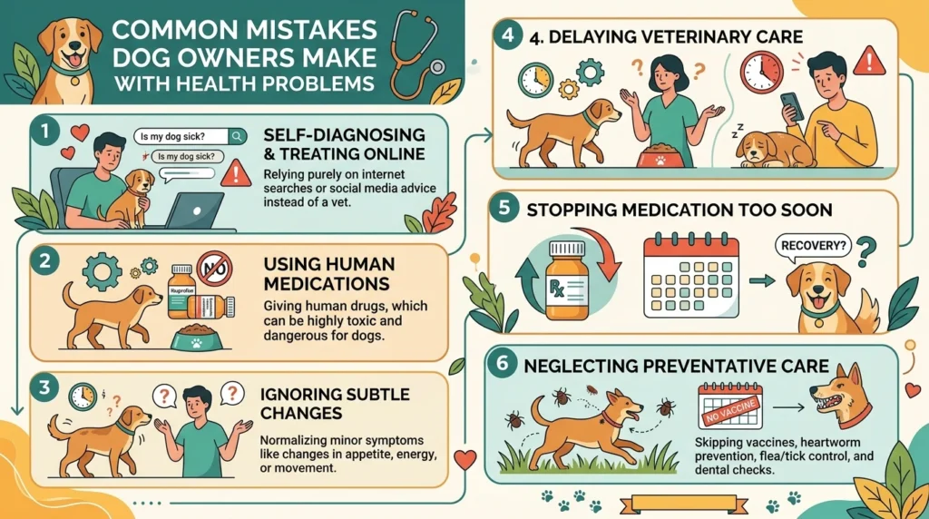 Common Mistakes Dog Owners Make With Health Problems