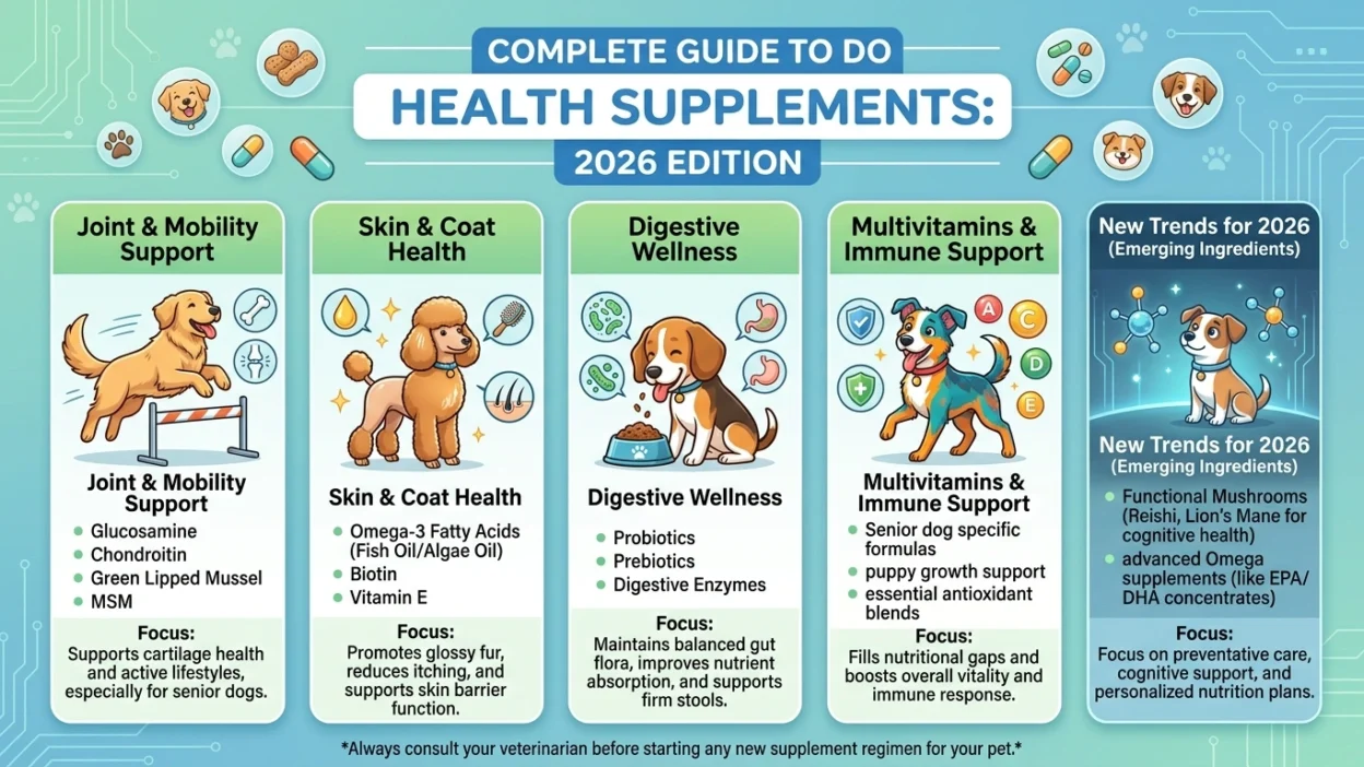 dogs health supplements complete guide 2026