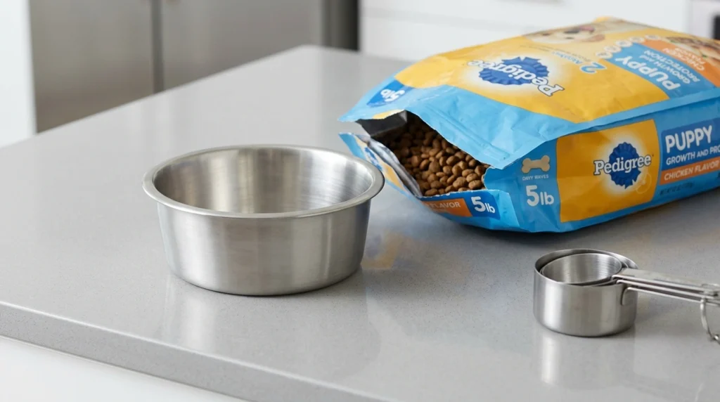 Feed pedigree puppy food 202605111053