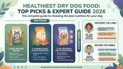 healthiest dry dog food bowl with chicken and vegetables
