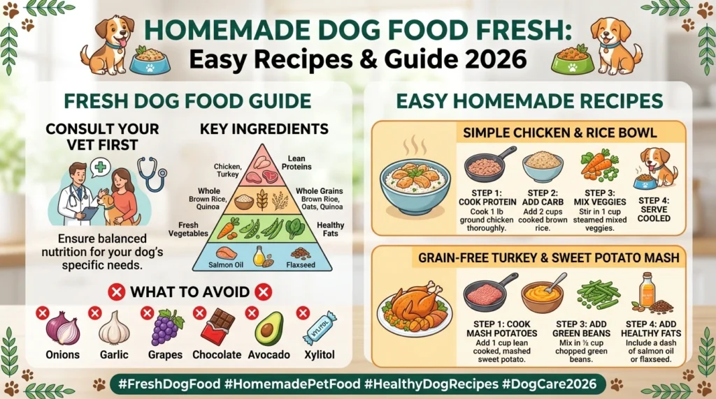 homemade dog food fresh chicken and vegetables recipe for healthy dogs