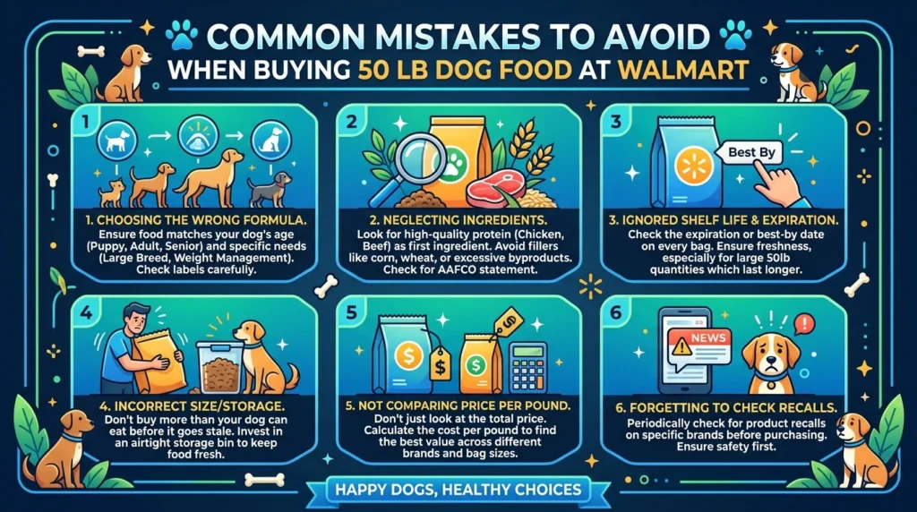 Mistakes buying dog food Walmart 202605161129