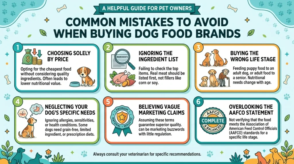 Mistakes buying dog food brands 202605230941