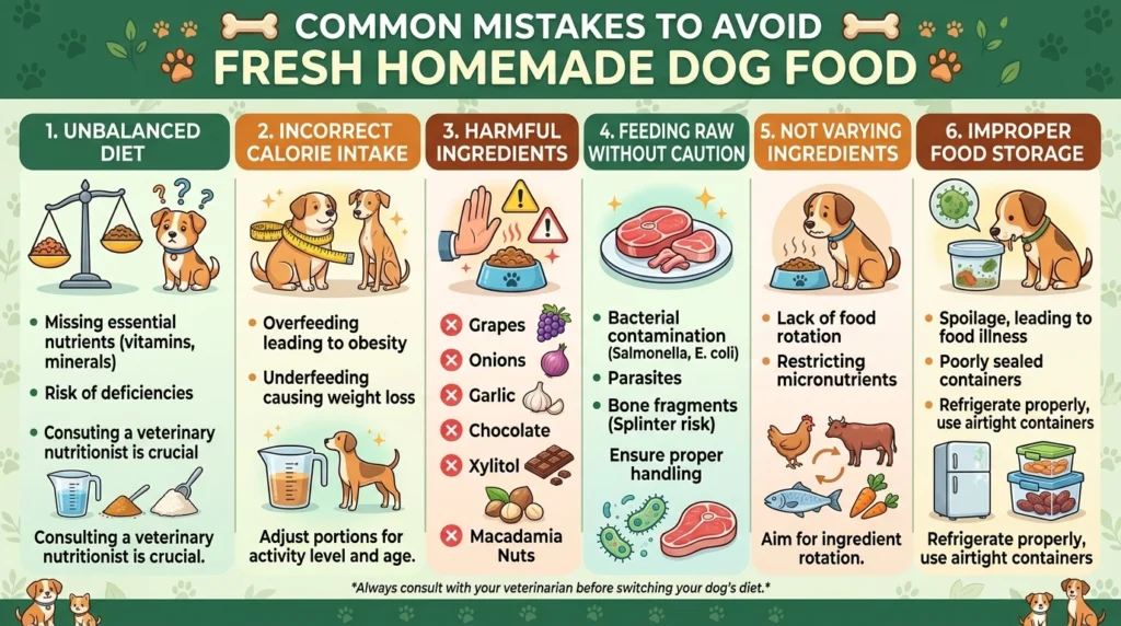 Mistakes with homemade dog food 202605141302