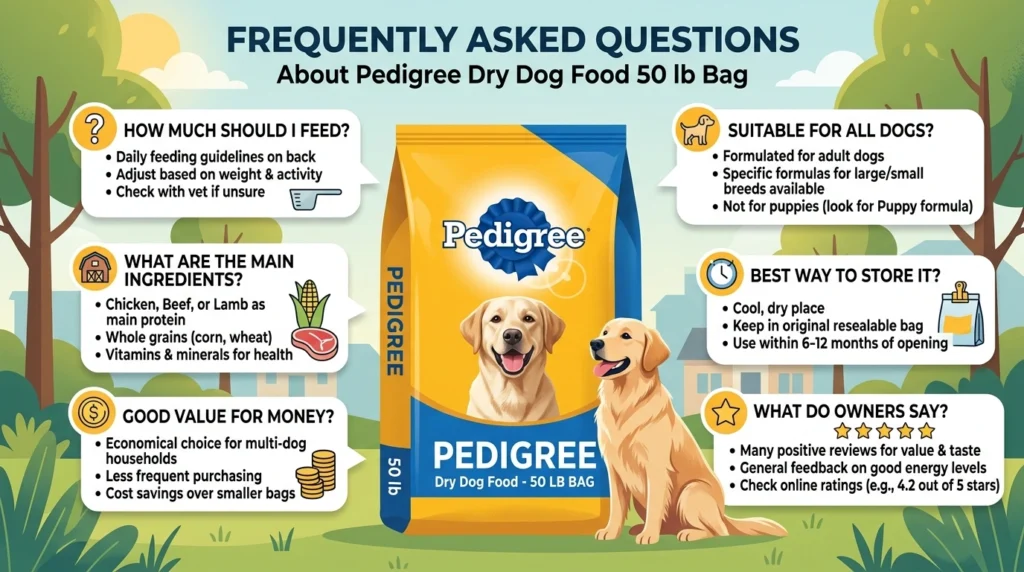 Pedigree Dry Dog Food FAQ 202605111126