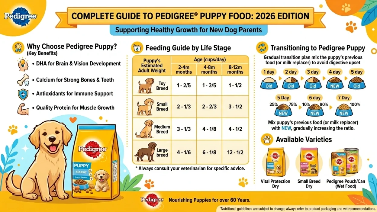 Pedigree Puppy Food Guide 202605111051