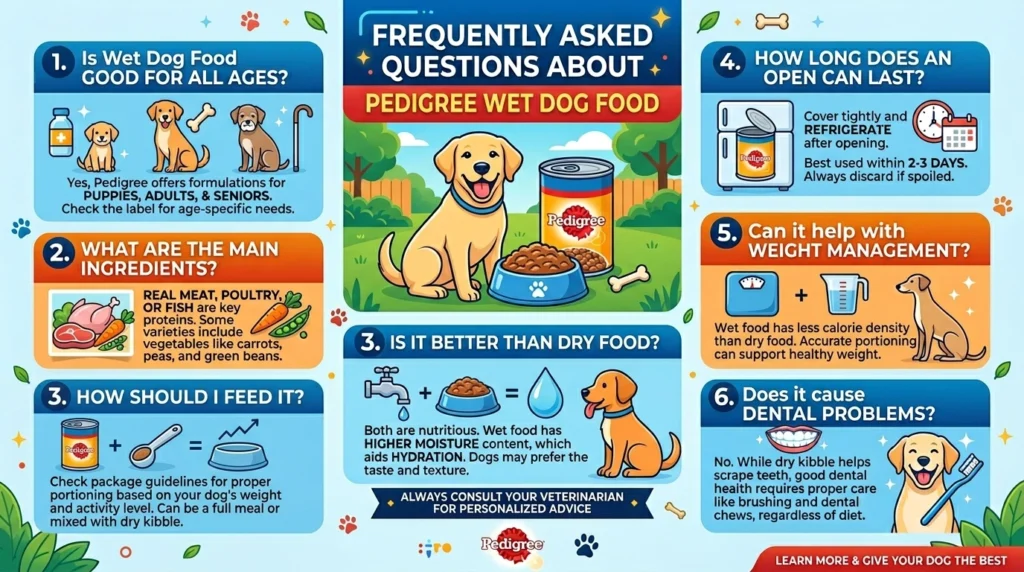 Pedigree Wet Dog Food FAQ 202605111036