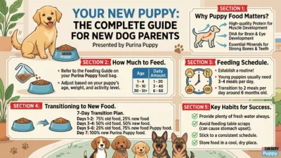 purina puppy dog food complete guide for new dog parents