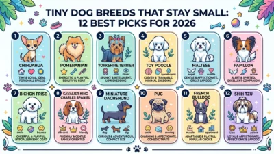 tiny dog breeds that stay small including chihuahua yorkie and pomeranian