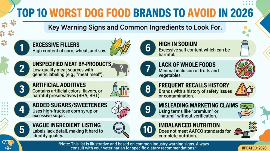 Worst dog food brands to 202605221018