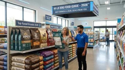 50 lb dog food near me large bag of premium dog food at pet store