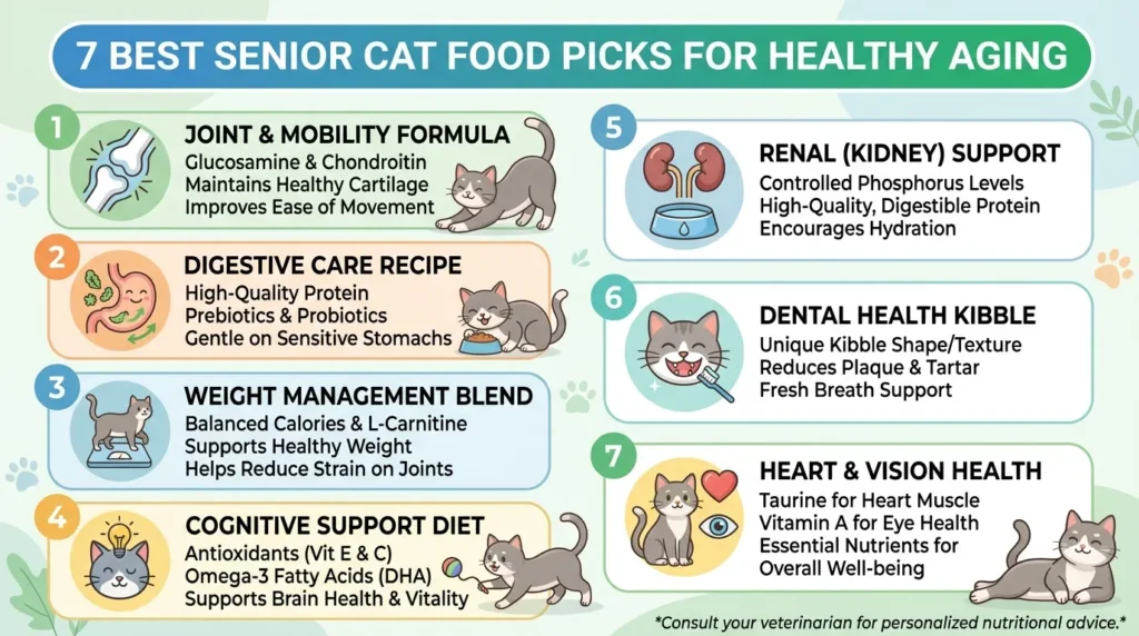 Best senior cat food for healthy aging and hydration