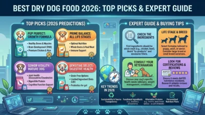Best dry dog food 2026 top-rated kibble brands in a bowl