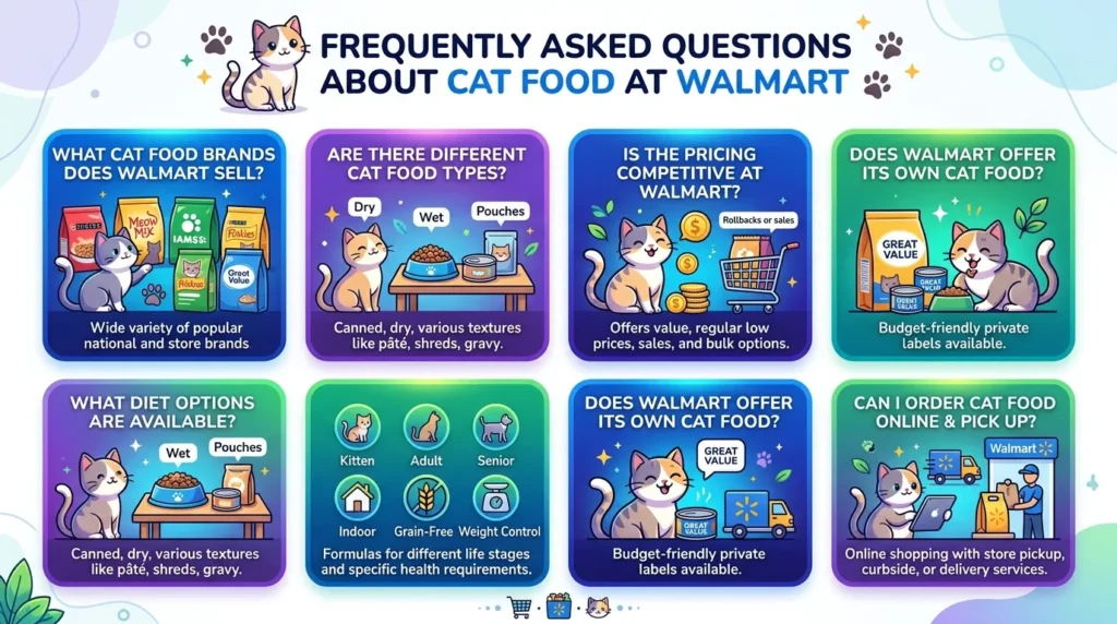 Frequently Asked Questions About Cat Food at Walmart