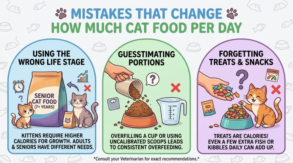 Mistakes That Change How Much Cat Food Per Day