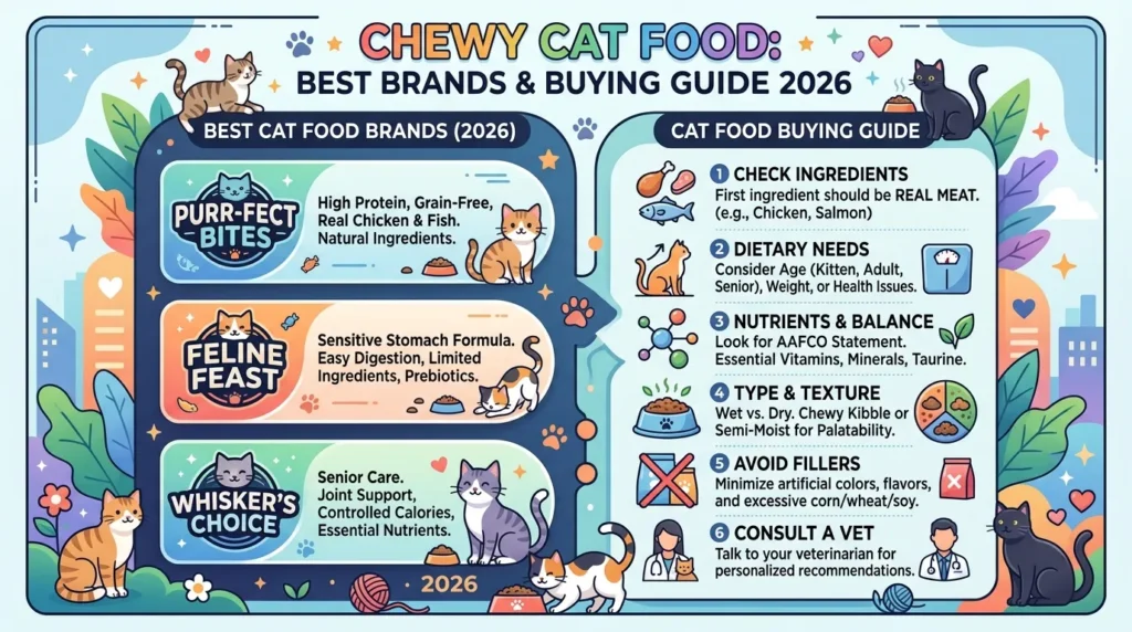 Chewy Cat Food: Best Brands & Buying Guide 2026