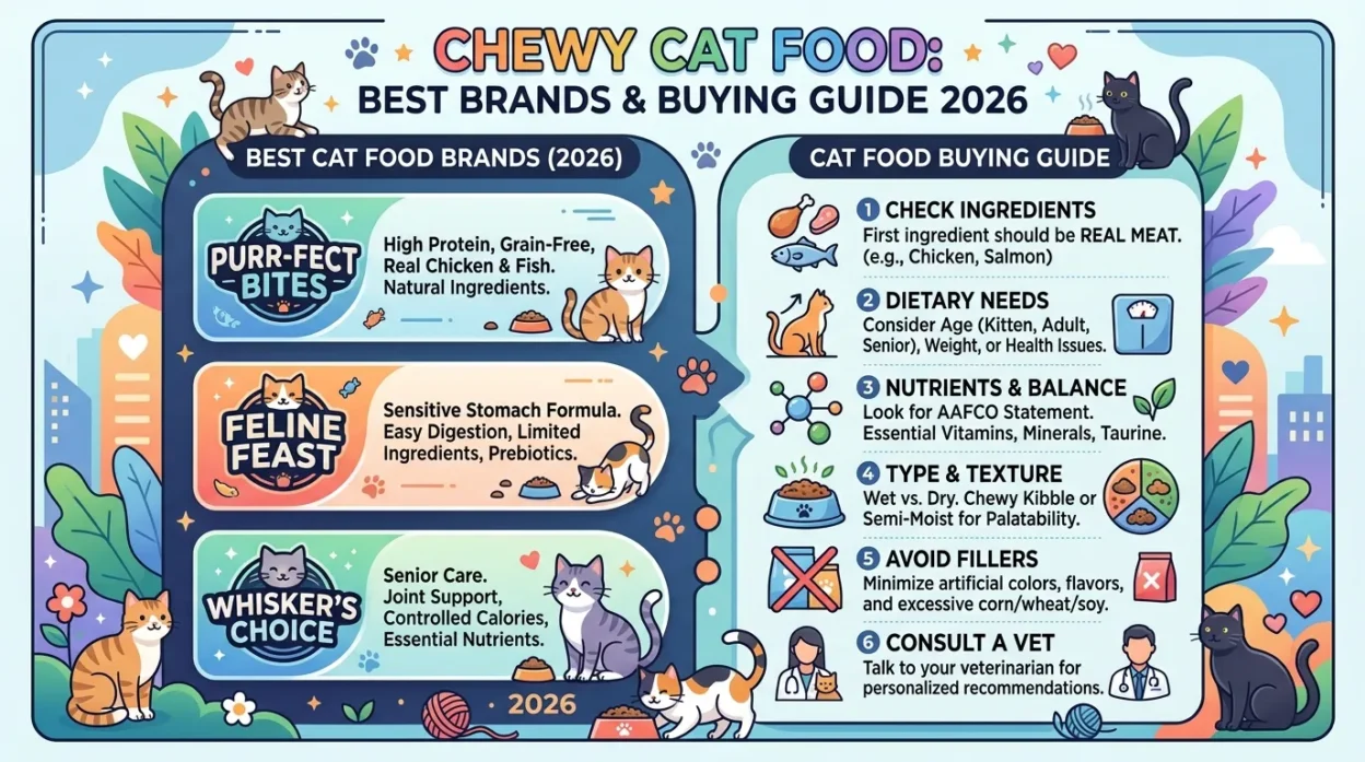 Chewy Cat Food: Best Brands & Buying Guide 2026