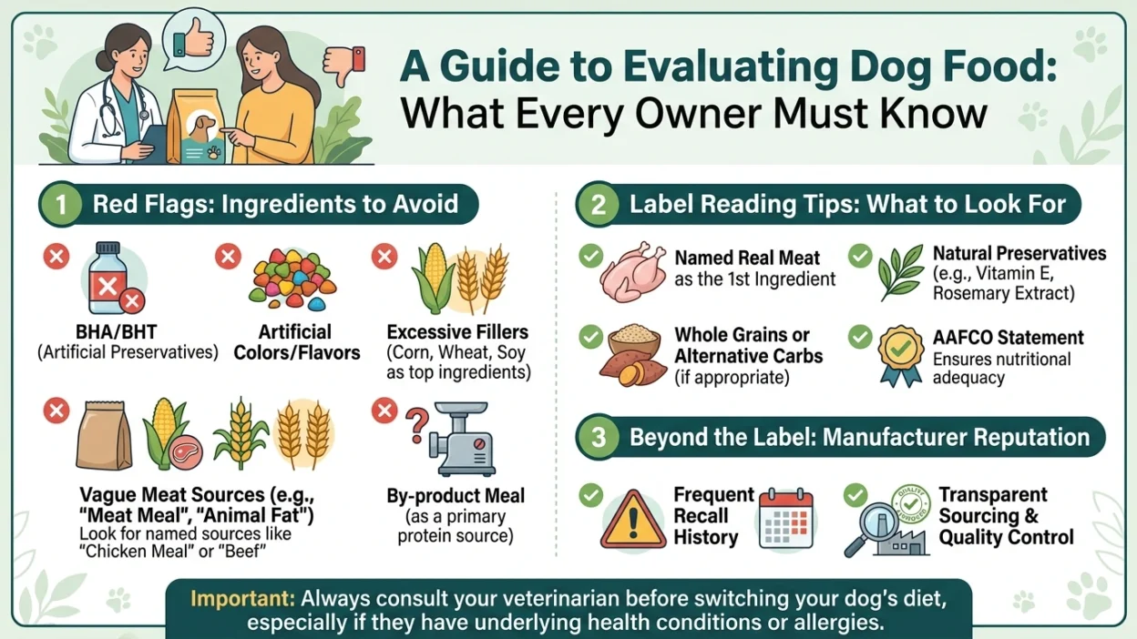 Dog food brands to avoid warning signs on ingredient label