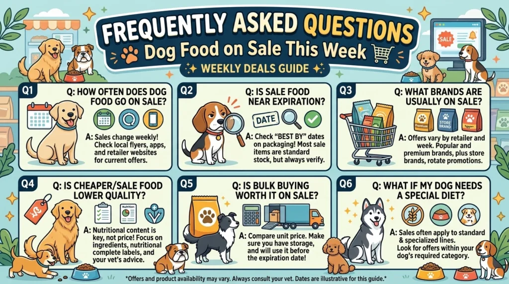 Frequently Asked Questions About Dog Food on Sale This Week