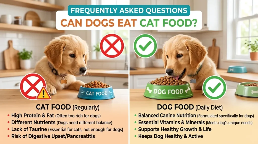 Frequently Asked Questions: Can Dogs Eat Cat Food?