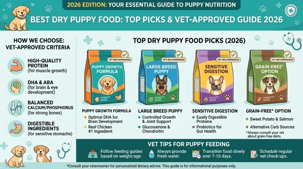 Best Dry Puppy Food: Top Picks & Vet-Approved Guide 2026