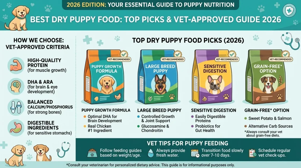 Best Dry Puppy Food: Top Picks & Vet-Approved Guide 2026
