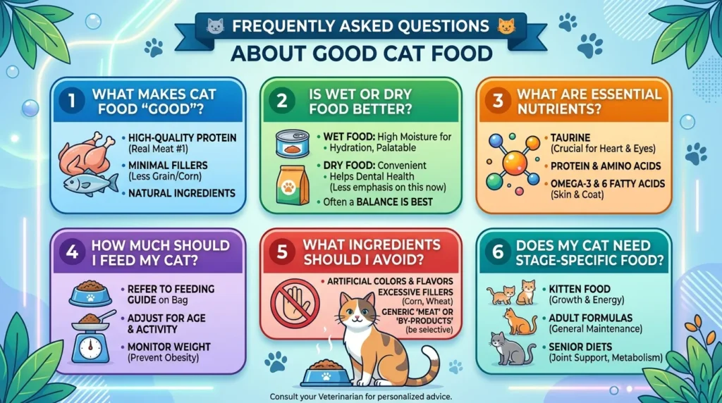 Frequently Asked Questions About Good Cat Food