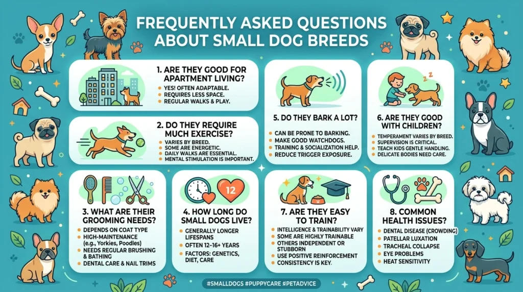 Frequently Asked Questions About Small Dog Breeds